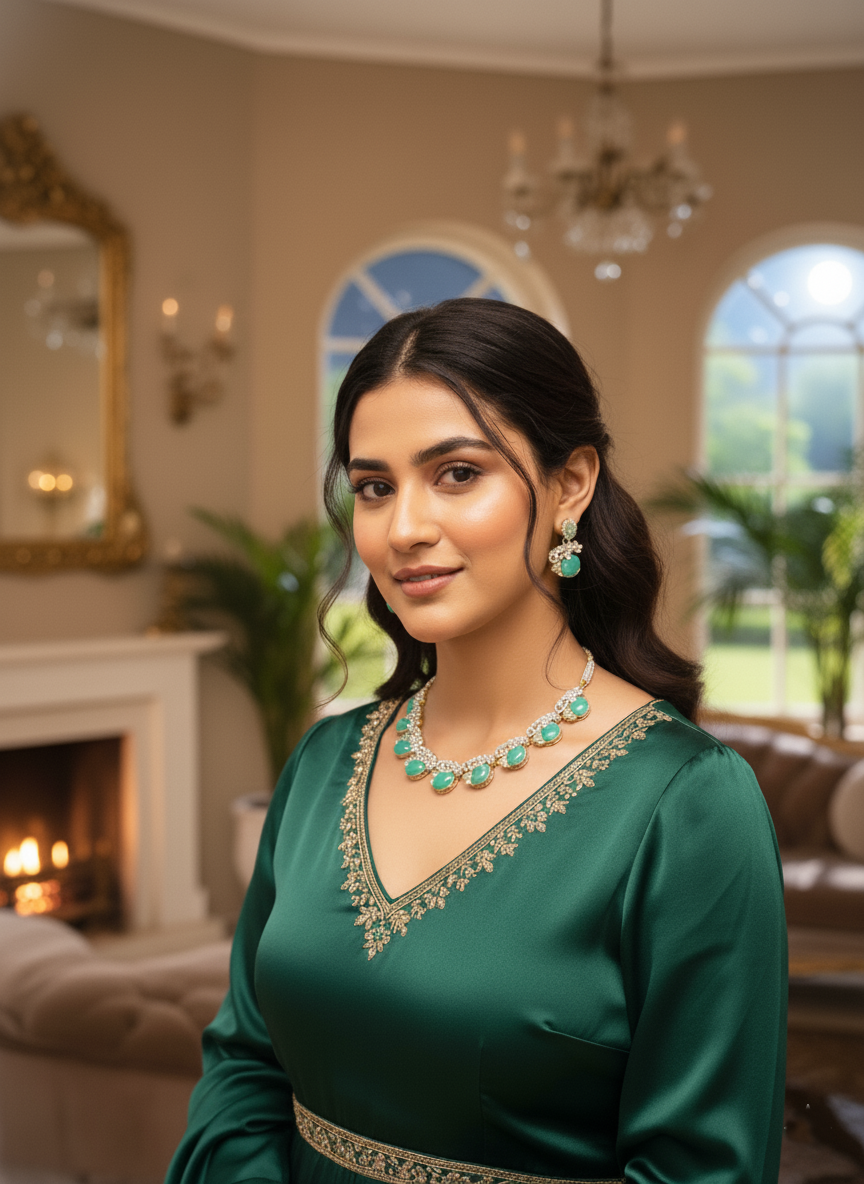 Afsura Mint Green Set