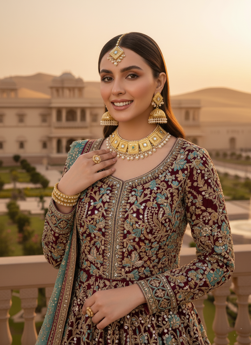 Marwari MaharanI Choker Set