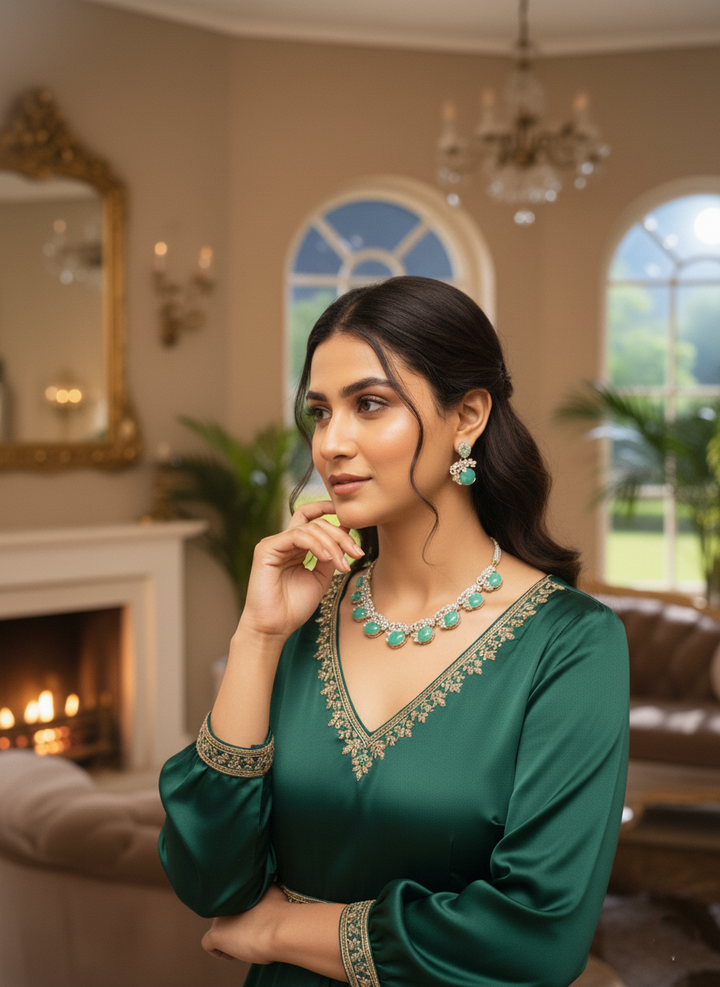 Afsura Mint Green Set