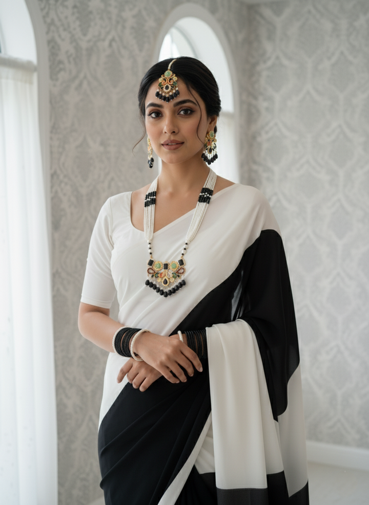 Afsura Multi-Gemstone Pearl Set