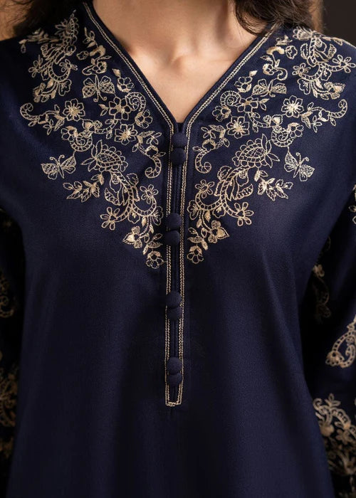 NOVA EMBROIDERED 2PCS - NAVY