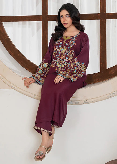 BEDFORD EMBROIDERED 2PCS