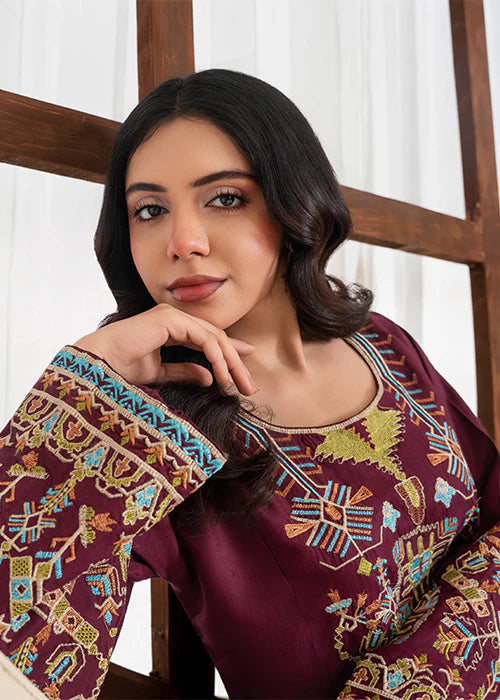 BEDFORD EMBROIDERED 2PCS