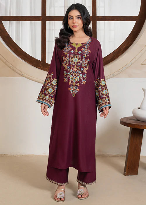 BEDFORD EMBROIDERED 2PCS