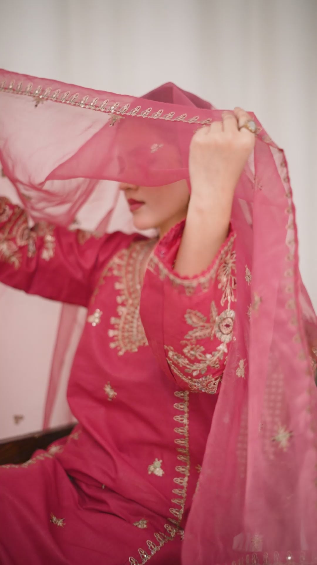 PINK OPAL EMBROIDERED 3PCS